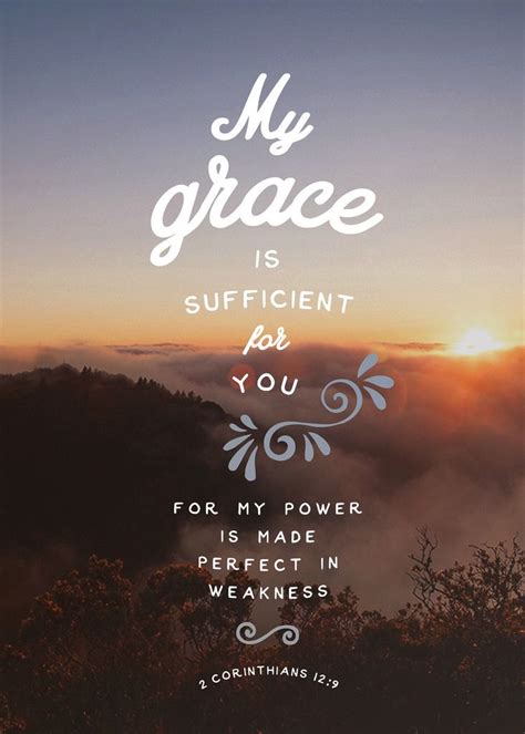 His Grace Is Sufficient Quotes And Sayings Quotesgram