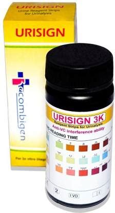 Urisign 3 Parameter (Glucose, Protein & Ketone) Urine Strip for ...