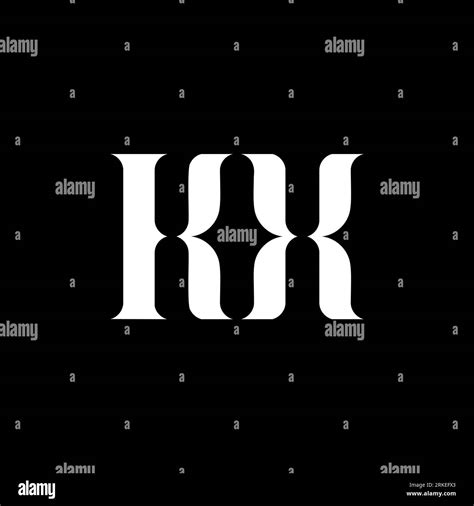 kx k x letter logo design initial letter kx uppercase monogram logo white color kx logo k x
