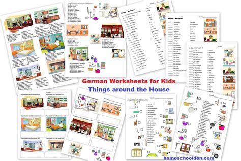Free German Worksheets For Beginners Homeschool Denhomeschool Den