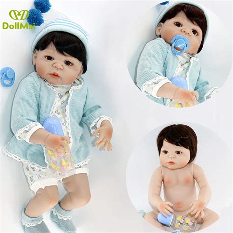 57cm Reborn Full Body Soft Silicone Babies Sale Boy Doll Vinyl Newborn