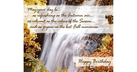 A Fall Birthday Wish Ecard American Greetings