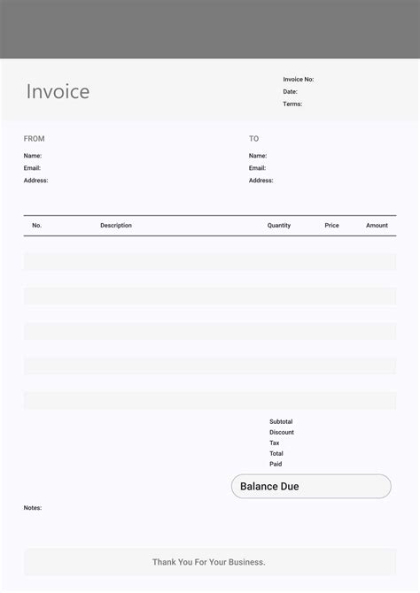 Free Printable Invoices Printable Templates