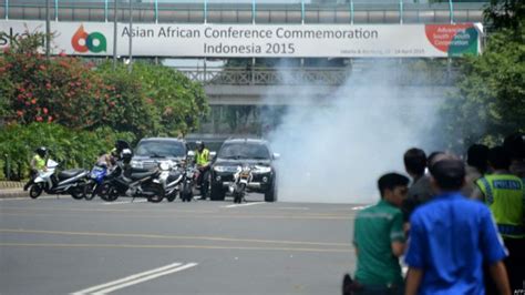 Ledakan Diduga Bom Di Kawasan Thamrin Bbc News Indonesia