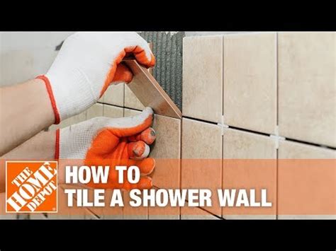 Home depot is an american retailer of home improvement and construction products and services. How to Tile a Shower Wall - YouTube