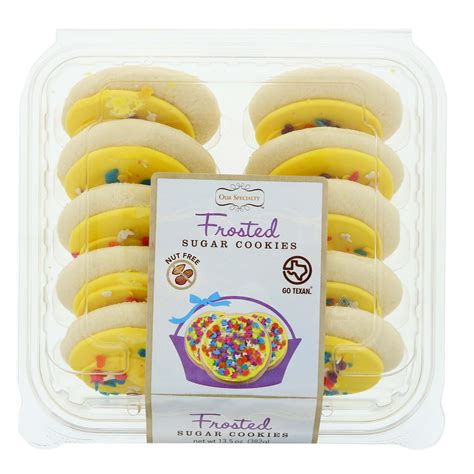 Our Specialty Yellow Frosted Easter Sugar Cookies Shop Cookies At H E B