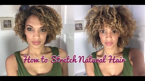 Stretching Natural Hair 3c 4a Curls No Shrinkage NiaKnowsHair