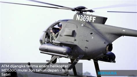Menteri pertahanan ismail sabri kecewa bila arahan menutup operasi kilang semasa pkp penuh 3,0 tidak dipatuhi. ATM dijangka terima enam helikopter MD530G mulai Jun tahun ...