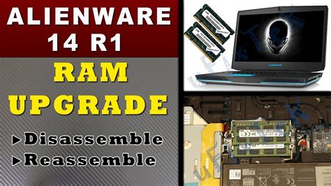 Alienware 14 R1 Gaming Laptop Ram Upgrade Replace Under 2 Min Youtube