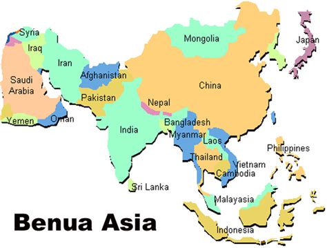 Benua Asia Merupakan Benua Terluas Di Dunia Jelaskan Karakteristik