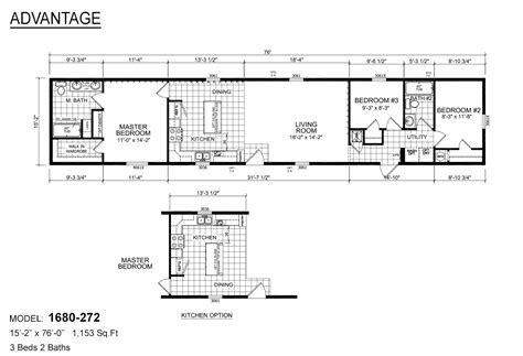 Advantage Single 1680 272 By Redman Homes Topeka Davis Homes