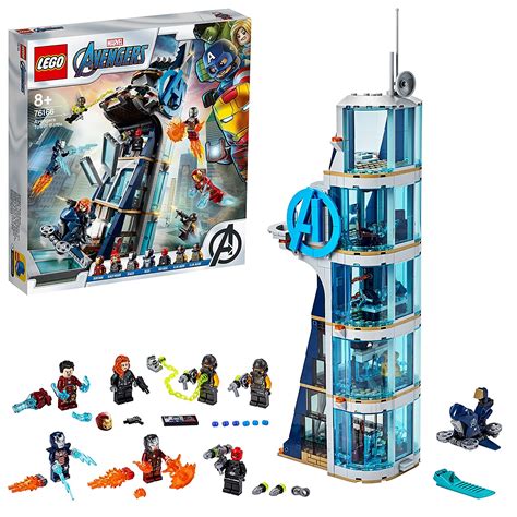 Lego 76166 Avengers Tower Battle Multicolor 125 Pieces