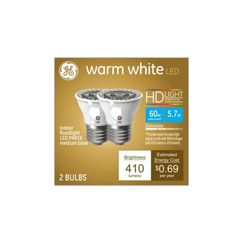 Ge Classic Watt Eq Led Reflector Warm White Dimmable Light Bulb Pack At Lowes Com
