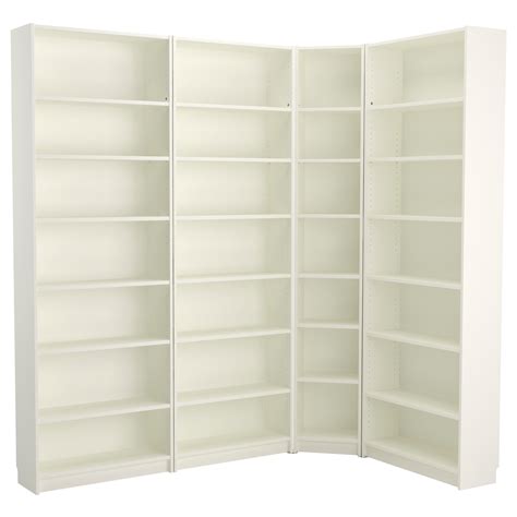 Ide Terbaru White Corner Bookcase Ikea Lemari Belajar