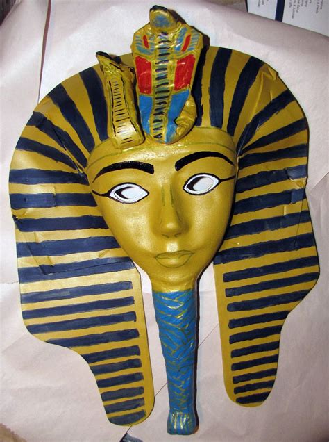 Paper Mache Head Gear Ancient Egypt Projects King Tut Egypt Project