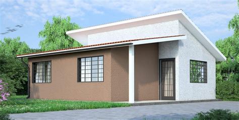 House Plan For Simple A 2 Bedroom House Costing Ksh 19