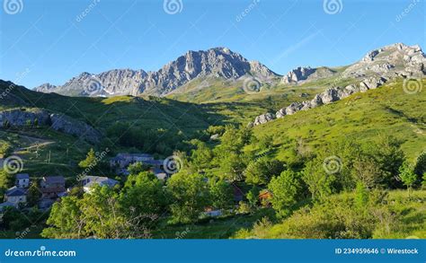 Landscape Of Rocky Hills Covered In Greenery On A Sunny Day In The