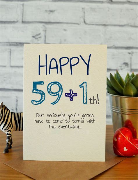 591th Husband Birthday Card Birthday Cards For Him 60th Birthday
