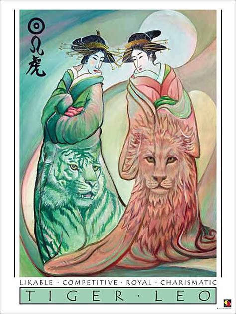 Tiger-Leo Poster - EAST meets WEST