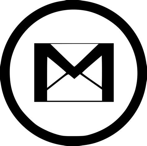 Gmail Logo Black Png Images