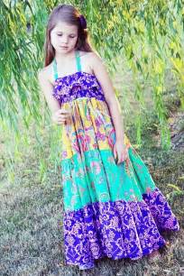 Coras Tween Tiered Maxi Dress Sun Dress And Top Pdf Pattern Size 78