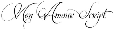 It has the alternate, swash and li. Mon Amour Script | Script, Fonts, Script fonts