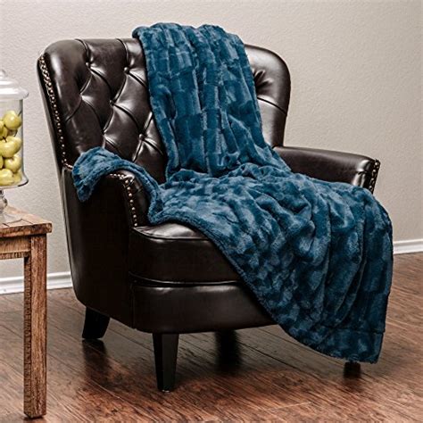 Blankets And Quilts Aubergine Chanasya Super Soft Fuzzy Fur Elegant Faux