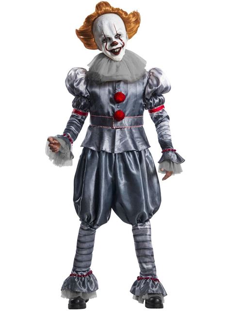 Mens Collector Edition Pennywise Costume Pennywise Halloween Costume