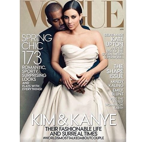 {fashion friday} kimye make the cover of vogue the pretty pear bride plus size bridal magazine