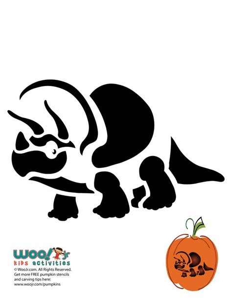 Dinosaur Stencils 4 Woo Jr Kids Activities Childrens Publishing