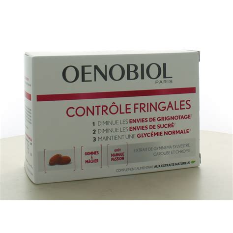 Oenobiol Contrôle Fringales 50 Gommes à Mâcher Univers Pharmacie