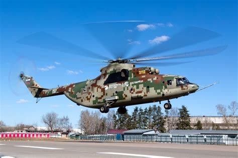 Mi T V The Biggest Helicopter In The World Completes Preliminary Flight Tests