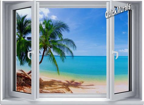 48 Beach Window Wallpaper On Wallpapersafari