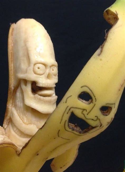 Surpreendentes Esculturas Em Bananas Arte De Banana Esculturas