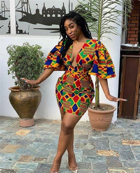 African Party Dress Kente Dress Adrican Short Dress African Etsy Latest African Fashion