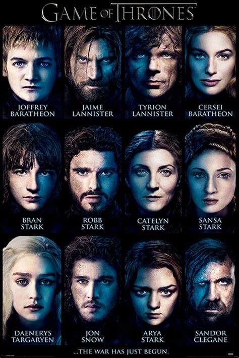 Poster Quadro Game Of Thrones Characters Su Europosters