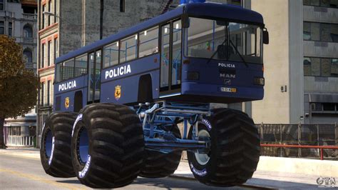 Bus Monster Truck V3 Para Gta 4