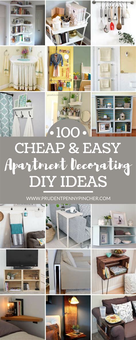 You can decorate your space stylishly and pretty cheaply with just a. 100 Cheap and Easy DIY Apartment Decorating Ideas ...