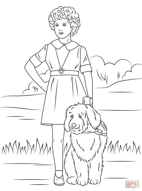 Orphan Annie With One Lung Coloring Page Free Printable Coloring