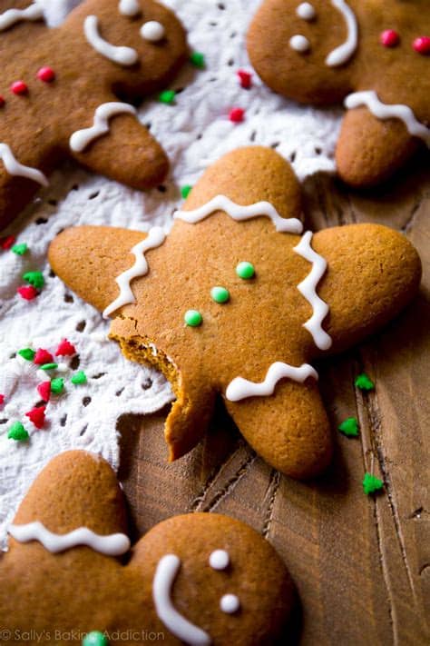 Every single christmas cookie recipe you could ever need. My Favorite Gingerbread Cookies | Sally's Baking Addiction