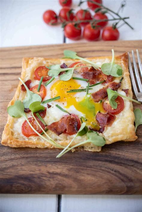 Bacon Egg And Tomato Breakfast Tarts Culinary Ginger