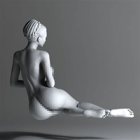 Sexy Naked Woman D Printable Model Strong Cgtrader