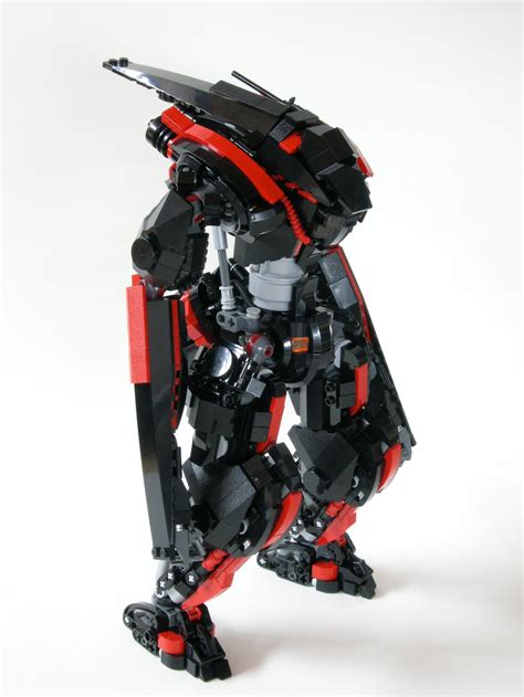 Lego Mech Red And Black Lego Robot Lego Design Lego