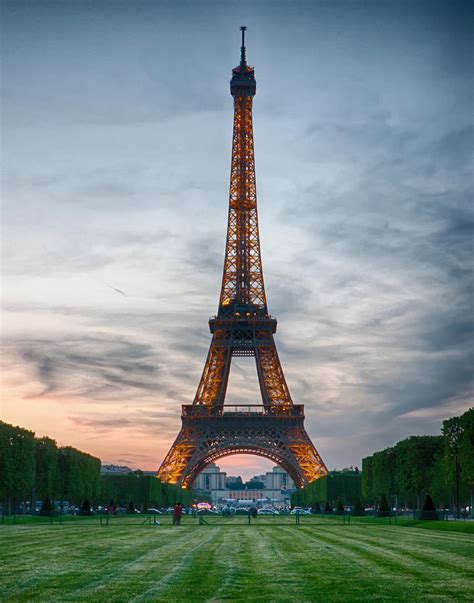 Eiffel Tower At Sunset Photograph By Jack Nevitt Fine Art America