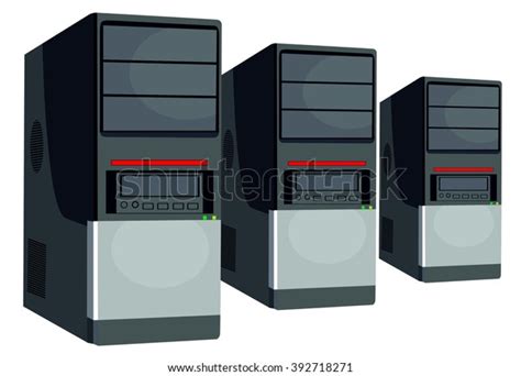 Computer System Units Stock Vector Royalty Free 392718271 Shutterstock