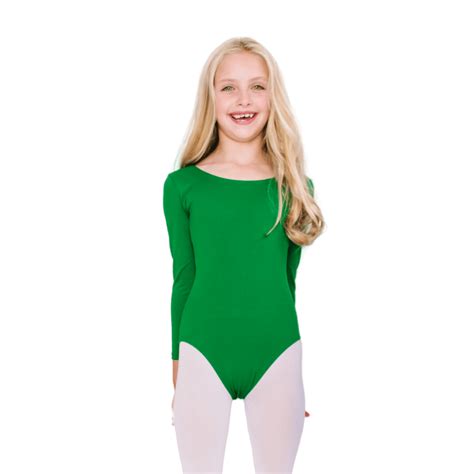 Mint Green Long Sleeve Leotard For Toddler And Girls Dancewear Made In
