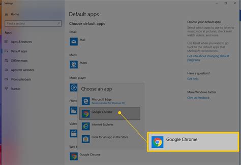 I know the official way to set chrome, or any other browser as default in win . How to Change the Default Browser in Windows