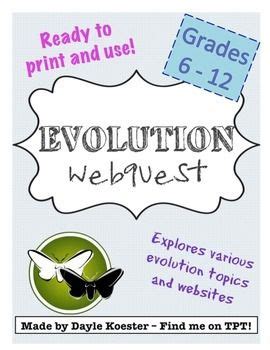 Webquest evolution and natural selection answer key. Evolution Webquest Answer Key - Home Student