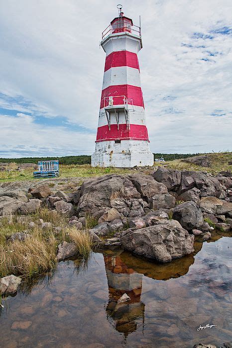 Brier Island Lighthouse By Jurgen Lorenzen Island Lighthouse