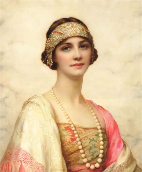 An Elegant Beauty William Clarke Wontner 1857 1930 Famous Portraits
